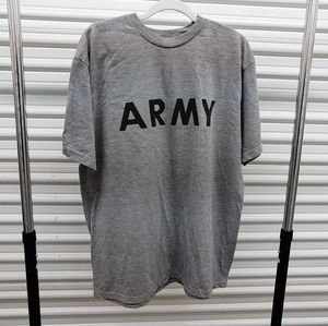U.S. Army official issue PT shirt, large